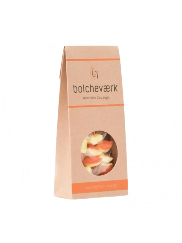  Bolcheværk Havtorn & Appelsin – Sukkerfri bolcher 100 g. 