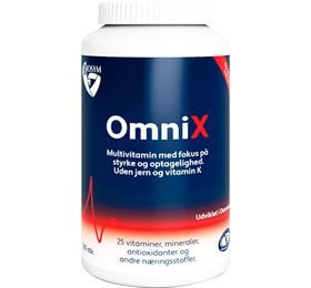 BioSym OmniX u. jern og k-vitamin 160 tabl.