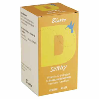 Biorto D-Sunny D-vitamin • 90 kapsler - DATOVARE 05/2023