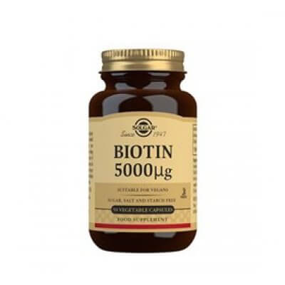 Solgar Biotin 5000ug - 50 kps.