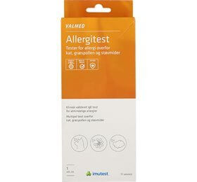 Allergi test (kat, støv, græs) 1 stk