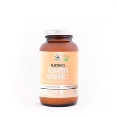 Plantforce Vitamin C Vegansk Ø • 200 g.