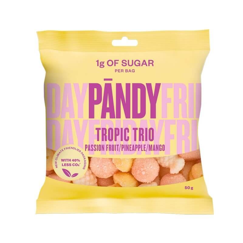 Pandy Sukkerfri Candy - Tropic Trio • 50g. - 6 For 119.00