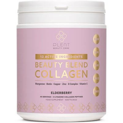 Plent Beauty Blend Collagen Elderberry 277g - 3 for 897,-