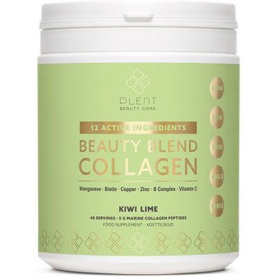 Plent Beauty Blend Collagen Kiwi Lime 277g - 3 for 897,-
