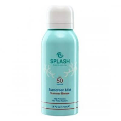 Splash Summer Breeze Sunscreen Mist SPF50 Travel Size - 75 ml. Solcreme