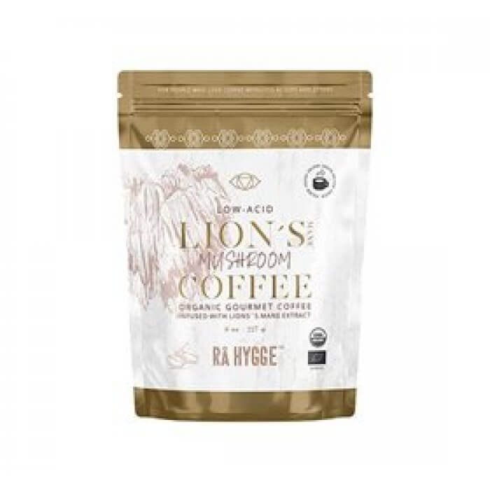 RÅ HYGGE Kaffe m. Lion's Mane svampeekstrakt- filtermalet Ø • 227 g.    X