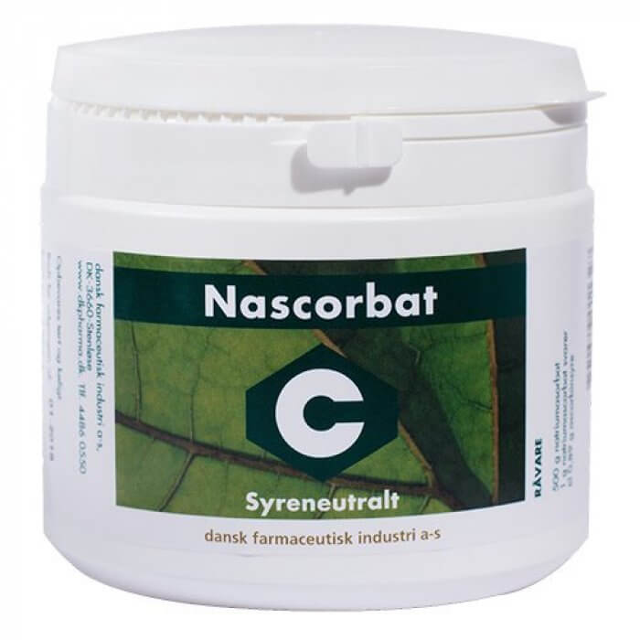 DFI Nascorbat Syreneutralt C-vitamin 500g.