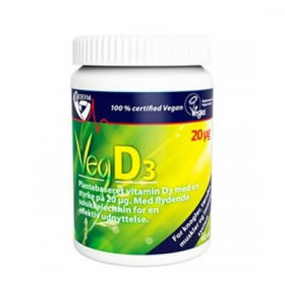 BioSym Veg D3 D-vitamin 20 mcg • 60 kap. - DATOVARE