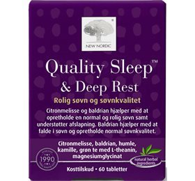 New Nordic Quality Sleep & Deep Rest 60 tabl. 