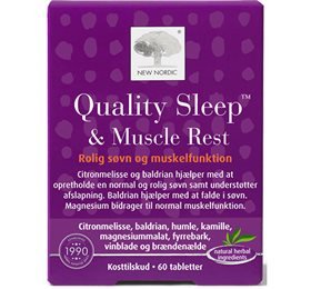 New Nordic Quality Sleep & Muscle Rest 60 tabl. 