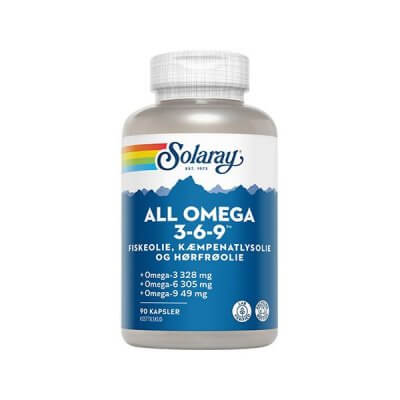 Solaray All Omega 3-6-9 90 kaps.