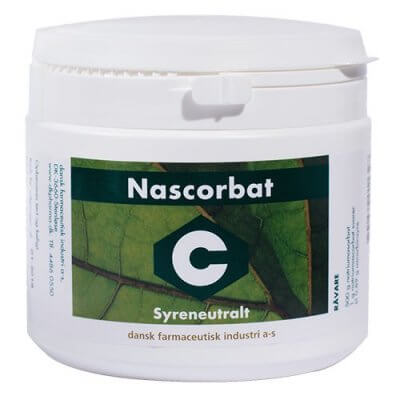 DFI Nascorbat Syreneutralt C-vitamin 500g. DATOVARE 03/2024