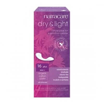 Natracare Dry & Light plus (inkontinens) 16 stk.