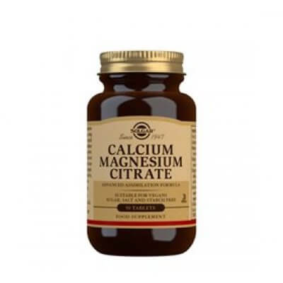Solgar Calcium Magnesium Citrate - 50 tab.