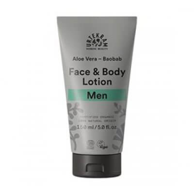 Urtekram MEN Face & Bodylotion Aloe • 150ml.