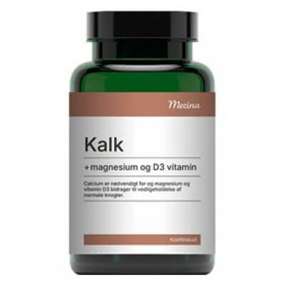 Mezina Kalk med Magnesium og D3-vitamin 180 tbl.