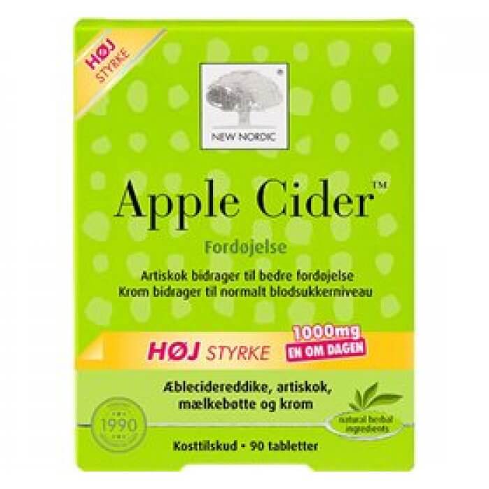 New Nordic Apple Cider 90 tabl. Høj styrke