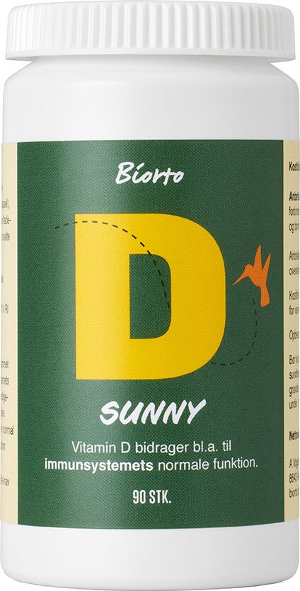 Biorto D-vitamin Sunny 90 kapsler