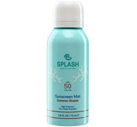 Splash Summer Breeze Sunscreen Mist SPF50 Travel Size - 75 ml. Solcreme