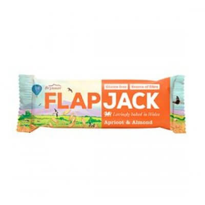 Flapjack m. abrikos og mandel 80g.