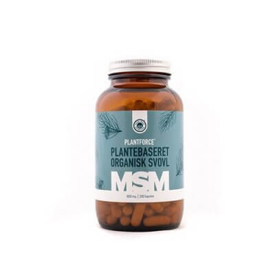 Plantforce MSM 800 mg plantebaseret organisk svovl • 200 kap.