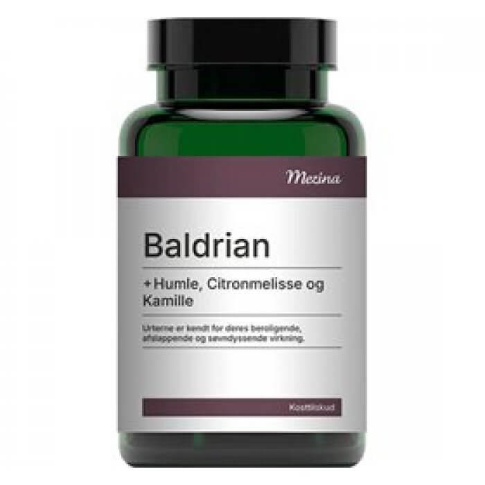 Mezina Baldrian + Humle, Citronmelisse og Kamille 120 kap.