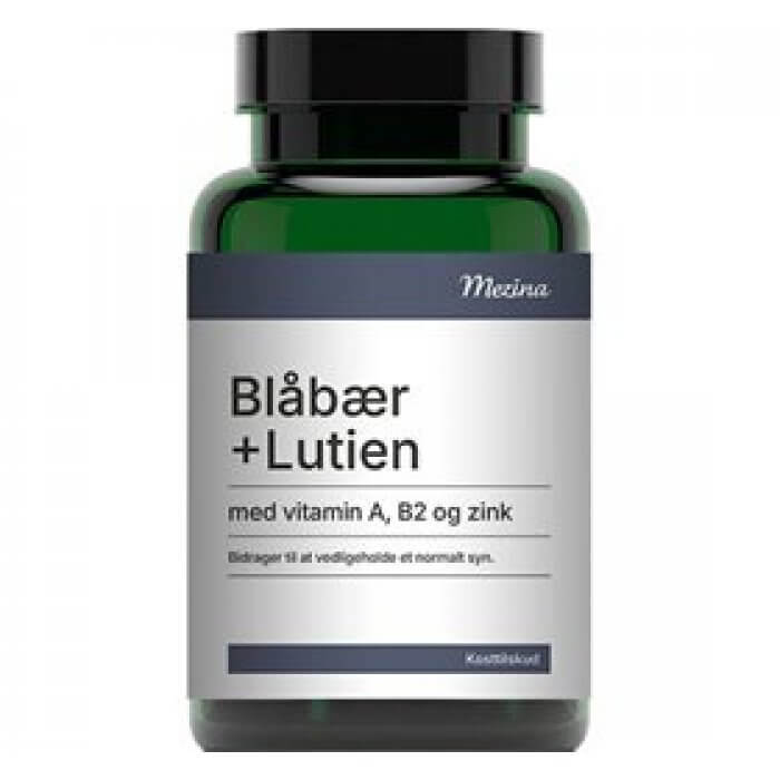 Mezina Blåbær og Lutein 90 tbl.