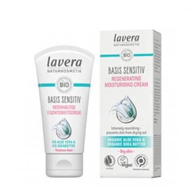 Lavera Regenerating Moisturising Day Cream Basis Sensitiv • 50 ml. 