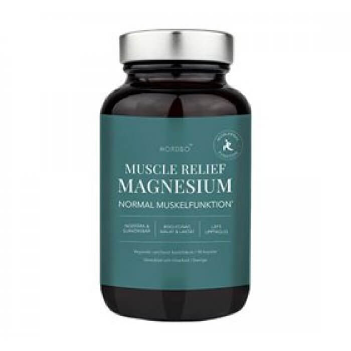 Nordbo Muscle Relief magnesium 90 kap.