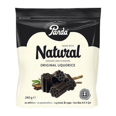 Coala Panda naturlakridsstænger 32g.