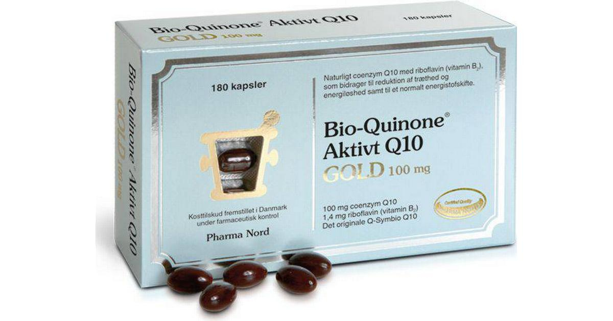 Billede af Pharma Nord Bio-Quinone Aktivt Q10 Gold 180 kapsler hos Helsegrossisten.dk