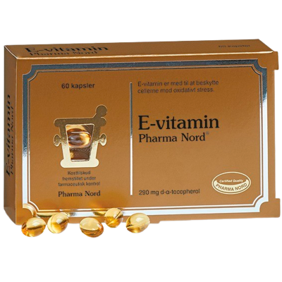 Pharma Nord E-vitamin 60 kapsler