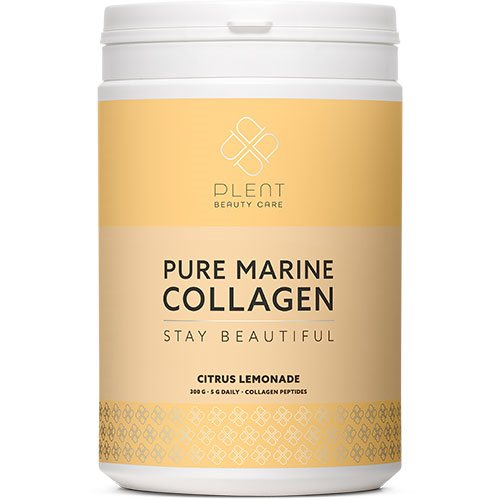 Se Plent Pure Marine Collagen Citrus Lemonade 300g - 3 for 657,- hos Helsegrossisten.dk