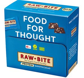 RAWBITE Officebox Protein Smooth Cacao 45x15g Ø