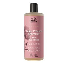 10: Urtekram Shampoo Soft Wild Rose t. farvet hår • 500ml.