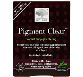 UDSALG New Nordic Skin Care Pigment Clear 180 tabletter køb billig