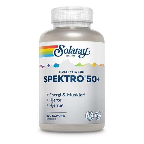 Solaray Spektro 50+ Multivitamin 100 kaps Solaray Spektro 50+ Multivitamin 100 kaps
