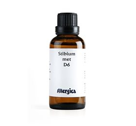 UDSALG Allergica Stibium met. D6 • 50ml. køb billig