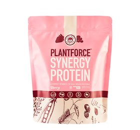 Se Plantforce Protein bær Synergy &bull; 800g. hos Helsegrossisten.dk