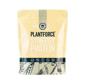 UDSALG Plantforce Protein vanilje Synergy • 400g. køb billig