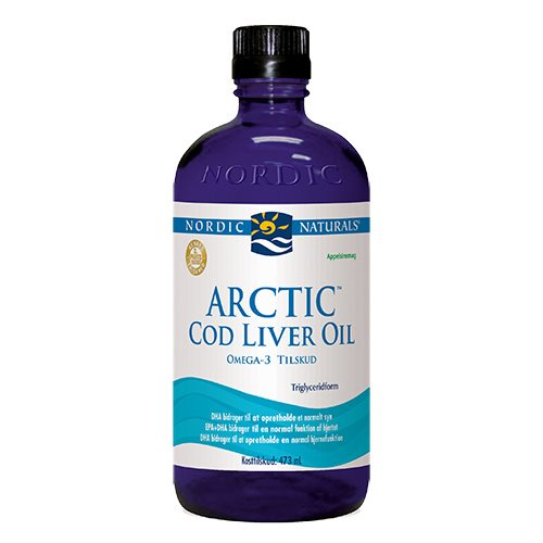 Billede af Arctic Cod Liver Oil m. appelsin &bull; 473 ml. hos Helsegrossisten.dk
