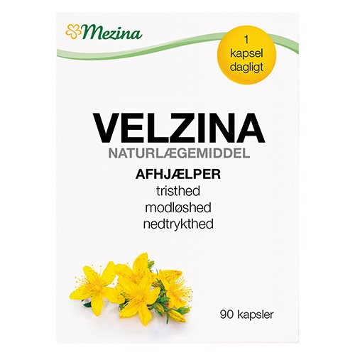 Se Velzina Hypericum 231-333 mg (90 kapsler) hos Helsegrossisten.dk