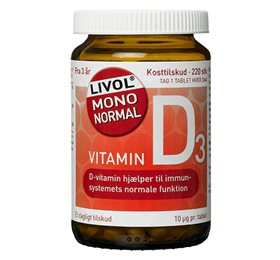 Billede af Livol Vitamin D 10 Âµg • 220 tab.