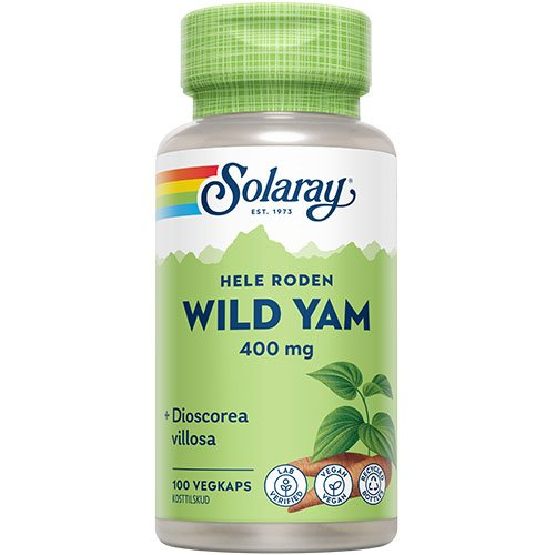 Solaray Wild Yam Root 400 mg 100 kap.