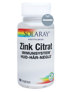Solaray Zink Citrat 20 mg